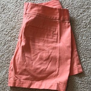 Loft light orange shorts